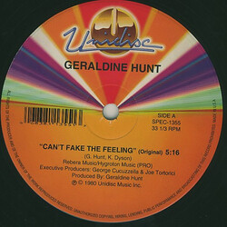 Geraldine Hunt Can't Fake The Feeling USED VINYL 12INCH