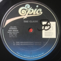 The Clash The Magnificent Dance / This Is Radio Clash USED VINYL 12INCH 33 S RPM SINGLE REISSUE STEREO
