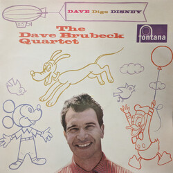 The Dave Brubeck Quartet Dave Digs Disney Vinyl LP USED