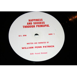 William Penn Patrick Happiness And Success Through Principle Vinyl LP USED