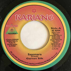 Garnett Silk Sayonara USED VINYL 7INCH 45 RPM