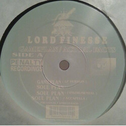 Lord Finesse Gameplan / Actual Facts USED VINYL 12INCH REPRESS