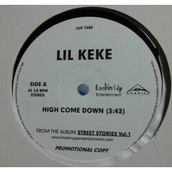 Lil' Keke High Come Down USED VINYL 12INCH 33 S RPM PROMO STEREO