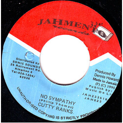 Cutty Ranks / Sly & Robbie No Sympathy / Slam Bam USED VINYL 7INCH 45 RPM