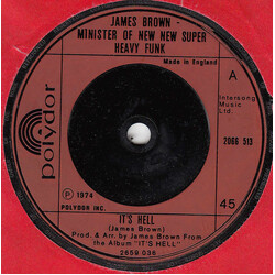 James Brown It's Hell / Papa Don't Take No Mess USED VINYL 7INCH SINGLE