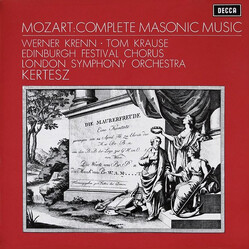 Wolfgang Amadeus Mozart / Werner Krenn / Tom Krause / Edinburgh Festival Chorus / The London Symphony Orchestra / István Kertész Complete Masonic Musi