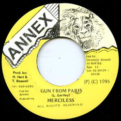 Merciless Gun From Paris USED VINYL 7INCH 45 RPM