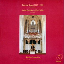 Sir Edward Elgar / Julius Reubke / Nicolas Kynaston Nicolas Kynaston An Der Klais-Orgel Des Münsters Zu Ingolstadt Vinyl LP USED