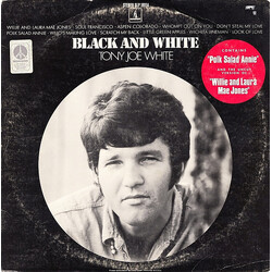 Tony Joe White Black And White Vinyl LP USED