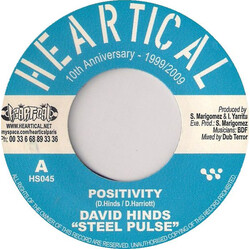David Hinds / Basque Dub Foundation Positivity / Midnight Organ USED VINYL 7INCH 45 RPM