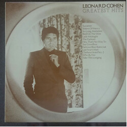 Leonard Cohen Greatest Hits Vinyl LP USED