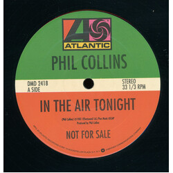 Phil Collins In The Air Tonight USED VINYL 12INCH 33 S RPM PROMO