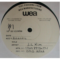 Lil' Kim No Matter What They Say USED VINYL 12INCH TEST PRESSING