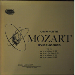 Wolfgang Amadeus Mozart / Erich Leinsdorf / Philharmonic Symphony Of London Complete Symphonies Vol. VII Vinyl LP USED