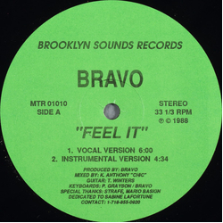 Bravo Feel It Vinyl 12" USED