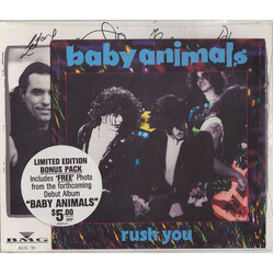 Baby Animals Rush You USED VINYL 7INCH 45 RPM SINGLE LIMITED EDITION