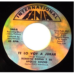 Roberto Roena Y Su Apollo Sound Te Lo Voy A Jurar / Yo Soy Candelon USED VINYL 7INCH 45 RPM SINGLE