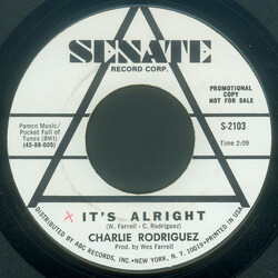 Charlie Rodriguez It's Alright USED VINYL 7INCH 45 RPM PROMO