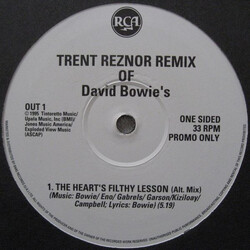 David Bowie The Hearts Filthy Lesson (Alt. Mix) USED VINYL 12INCH 33 S RPM SINGLE SIDED PROMO