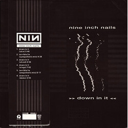 Nine Inch Nails Down In It USED VINYL 12INCH 33 S RPM EP LIMITED EDITION NUMBERED