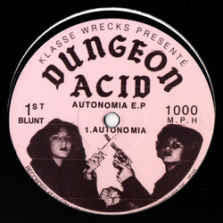 Dungeon Acid Autonomia E.P USED VINYL 12INCH 33 S RPM 45 RPM EP