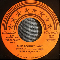 Riders In The Sky Blue Bonnet Lady USED VINYL 7INCH 45 RPM