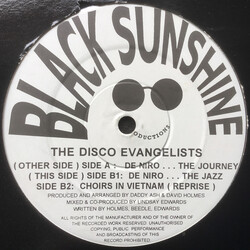 The Disco Evangelists De Niro USED VINYL 12INCH 33 S RPM