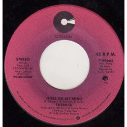 The Fatback Band Girls On My Mind USED VINYL 7INCH 45 RPM SINGLE