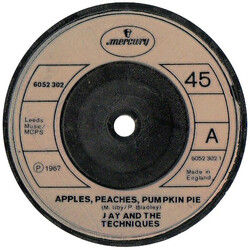 Jay & The Techniques Apples, Peaches, Pumpkin Pie / Contact USED VINYL 7INCH 45 RPM SINGLE