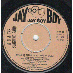 KC & The Sunshine Band Queen Of Clubs USED VINYL 7INCH 45 RPM SINGLE