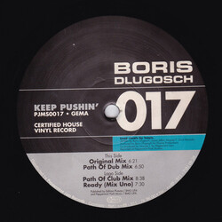 Boris Dlugosch Keep Pushin' USED VINYL 12INCH 33 S RPM