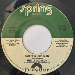 Millie Jackson Sweet Music Man / Go Out And Get Some (Get It Out'cha System) USED VINYL 7INCH 45 RPM SINGLE
