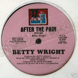 Betty Wright After The Pain USED VINYL 12INCH 45 RPM STEREO