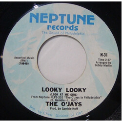 The O'Jays Looky Looky (Look At Me Girl) / Let Me In Your World USED VINYL 7INCH 45 RPM