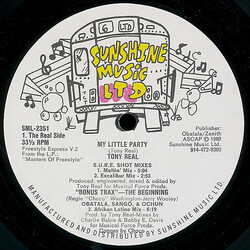 Tony Real (2) My Little Party USED VINYL 12INCH 33 S RPM