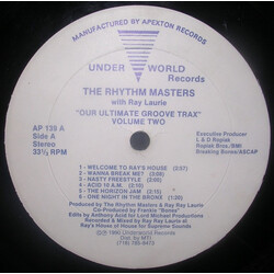 The Rhythm Masters / Ray Ray Laurie Our Ultimate Groove Trax (Volume Two) USED VINYL 12INCH 33 S RPM STEREO