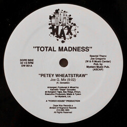 Total Madness Petey Wheatstraw USED VINYL 12INCH 33 S RPM