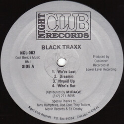 Black Traxx Black Traxx USED VINYL 12INCH 33 S RPM