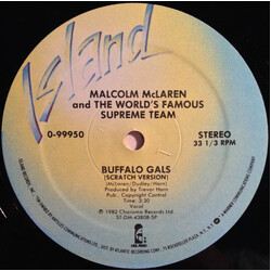 Malcolm McLaren / World's Famous Supreme Team Buffalo Gals USED VINYL 12INCH 33 S RPM STEREO