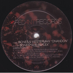 Bones and Westerman Onandon / The Reflex USED VINYL 12INCH 33 S RPM