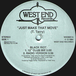 Black Riot Just Make That Move USED VINYL 12INCH 33 S RPM STEREO