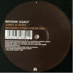 Infusion Legacy USED VINYL 12INCH 33 S RPM