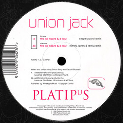 Union Jack Two Full Moons & A Trout USED VINYL 12INCH 33 S RPM