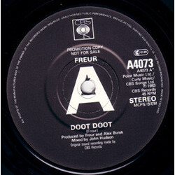 Freur Doot Doot USED VINYL 7INCH REISSUE PROMO