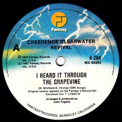 Creedence Clearwater Revival I Heard It Through The Grapevine USED VINYL 7INCH 45 RPM SINGLE REISSUE