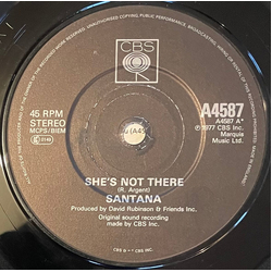 Santana She's Not There / Samba Pa Ti USED VINYL 7INCH SINGLE REISSUE