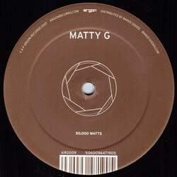 Matty G 50,000 Watts USED VINYL 12INCH