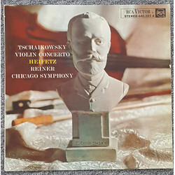 Pyotr Ilyich Tchaikovsky / Jascha Heifetz / Fritz Reiner / Chicago Symphony Orchestra Violin Concerto Vinyl LP USED