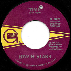 Edwin Starr Time / Running Back And Forth USED VINYL 7INCH 45 RPM