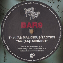 Bar 9 Malicious Tactics / Midnight USED VINYL 12INCH 45 RPM